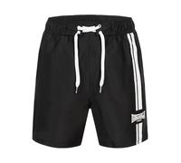 LONSDALE Shorts de bain 'Knockan' noir / blanc, Taille XXL