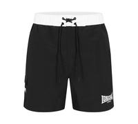 LONSDALE Shorts de bain 'Thorpe' noir / blanc, Taille XL
