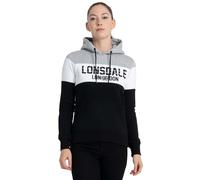 Lonsdale Penbryn Hoodie Noir,Gris XS Femme