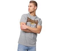 T-shirt Lonsdale Classic manche courte gris noir jaune - M