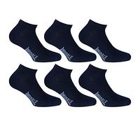 Lonsdale Sneaker 6 paires de chaussettes hauteur cheville, excellente qualité de coton (Bleu, 39-42)