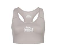 LONSDALE Soutien-gorge de sport 'WARDOUR' gris / blanc, Taille S