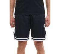 Lonsdale STENSCHOLL Short Unisexe, Coupe Normale, Noir/Blanc, S