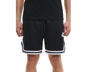 Lonsdale STENSCHOLL Short Unisexe, Coupe Normale, Noir/Blanc, S