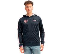 Lonsdale Strathmore Veste de survêtement, Bleu Marine/Blanc/Rouge, L Hommes