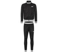 LONSDALE Survêtement 'Ashwell' noir / blanc, Taille XXL