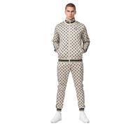 Lonsdale Athboy Survêtement sable/noir, XL