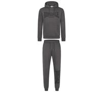 LONSDALE Survêtement 'Cloudy' anthracite / noir, Taille M