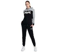 LONSDALE Survêtement gris / noir / blanc, Taille XL