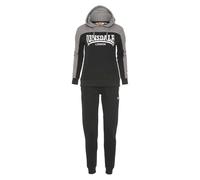 LONSDALE Survêtement gris / noir / blanc, Taille M