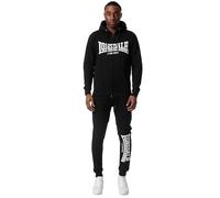 Lonsdale Survêtement homme avec capuche, coupe étroite FEENY 3XL Noir/Blanc