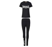 LONSDALE Survêtement 'Jupiner' noir / blanc, Taille XXL