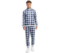Lonsdale Survêtement Wembely pour homme, Bleu marine/blanc/rouge, S