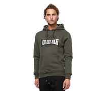 Lonsdale Sweat à capuche pour homme Coupe normale, Olive/noir/blanc, XXL