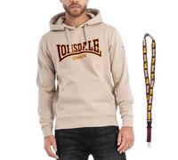 Lonsdale Sweat à capuche - Sweat-shirt - Pull - Cordon de clé limité, Sable classique, XL