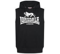 LONSDALE Sweat-shirt 'Bignor' noir / blanc, Taille XXXL