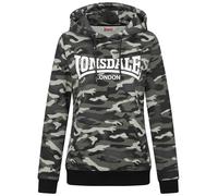 LONSDALE Sweat-shirt 'CLOUGH' gris / anthracite / gris clair / noir, Taille M