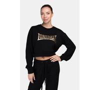 Lonsdale Culbokie Cropped Sweatshirt Noir L Femme