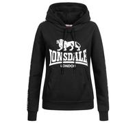 LONSDALE Sweat-shirt 'Dihewyd' noir / blanc, Taille XXL
