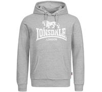 LONSDALE Sweat-shirt 'Fremington' gris / blanc, Taille M