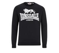 LONSDALE Sweat-shirt 'Go Sport' noir / blanc, Taille XXL