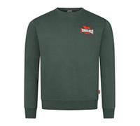 LONSDALE Sweat-shirt 'Lympstone' vert foncé / rouge / blanc, Taille XXXL