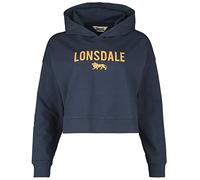 Lonsdale QUEENSCLIFF Sweatshirt, Navy/Orange, XL Women's
