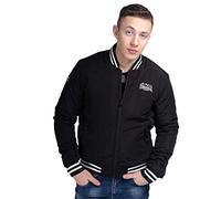 Lonsdale Sweat-shirt Trusthorpe pour homme, noir/blanc, M