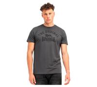 Lonsdale T-shirt à manches longues pour homme, coupe droite, Anthracite/noir, L