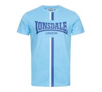 LONSDALE T-Shirt 'Altandhu' bleu marine / bleu ciel / blanc, Taille S