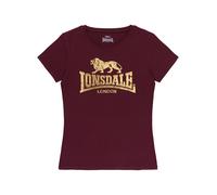 LONSDALE T-shirt 'BANTRY' jaune d'or / rouge, Taille XL