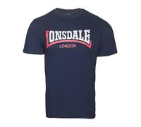 LONSDALE T-Shirt bleu marine / rouge / blanc, Taille XXL