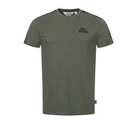 LONSDALE T-Shirt 'BRINDISTER' vert foncé / noir, Taille L