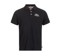 Lonsdale London BRUAN Homme Polo Noir S 100% Coton Slim Fit
