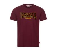 LONSDALE T-Shirt 'Classic' or / bordeaux / rouge foncé / noir, Taille XXXL