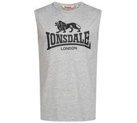 LONSDALE T-Shirt 'Clopton' gris chiné / noir, Taille XXXL
