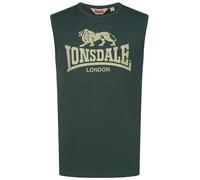 LONSDALE T-Shirt 'Clopton' roseau / vert foncé, Taille S