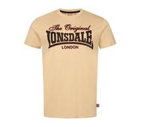 LONSDALE T-Shirt 'Cotha' sable / grenadine / noir, Taille XL