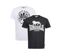 LONSDALE T-Shirt 'Dildawn' noir / blanc, Taille 5XL