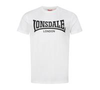 LONSDALE T-Shirt 'Fulwood' noir / blanc, Taille XXL