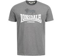 LONSDALE T-Shirt 'Gargrave' gris foncé / blanc, Taille S