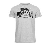 Lonsdale London T-shirt Homme Logo Manches courtes Gris XXL