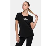 LONSDALE T-shirt 'Halyard' noir / blanc, Taille XXL