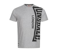 LONSDALE T-Shirt 'Holyrood' gris chiné / noir, Taille L