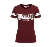 LONSDALE T-shirt lie de vin / blanc, Taille XXL