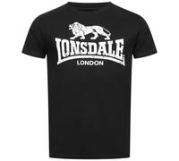 LONSDALE T-Shirt noir / blanc, Taille XXXL