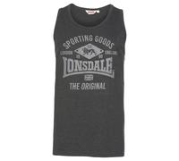 Lonsdale London Pilton Homme Débardeur Gris S 60% Coton, 40% Polyester Regular/Coupe Standard