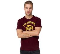 Lonsdale T-shirt mixte Regular Fit Original manches longues Rouge M EU