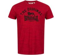 LONSDALE T-Shirt rouge / rouge chiné / noir, Taille XXL
