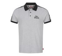 Lonsdale Setter Polo, Gris Marl/Noir/Blanc, L Homme
